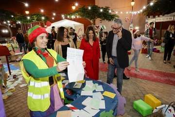  La Casa de la Navidad de Telde ultima los detalles para abrir sus puertas a las familias este lunes/TA.  